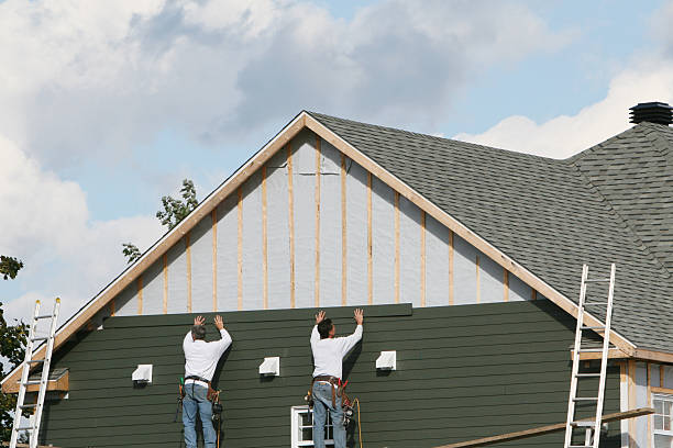 Professional Siding Contractor technician working in Belmont, NC